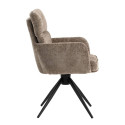 Chair LORENA swivel, beige