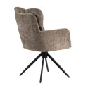 Chair LORENA swivel, beige