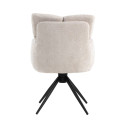 Chair LORENA swivel, white