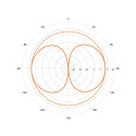11054-611 VHF53 3 dB VHF Fibreglass Antenna 1.0 m with fixed 10m cable
