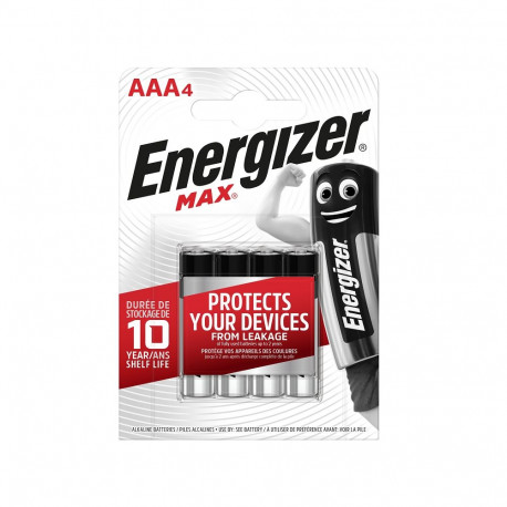 Energizer AAA (LR03) Max leelispatarei, 4 tk/bl
