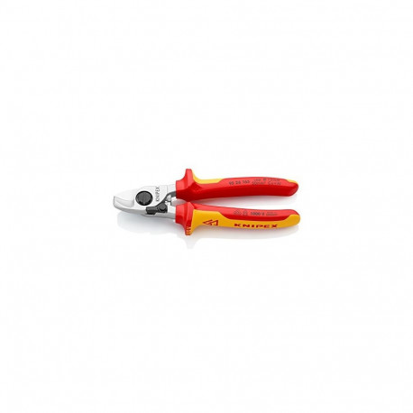 Kabelschere 95 26 165  (für Cu- und Al-Kabel, Öffnungsfeder, VDE)