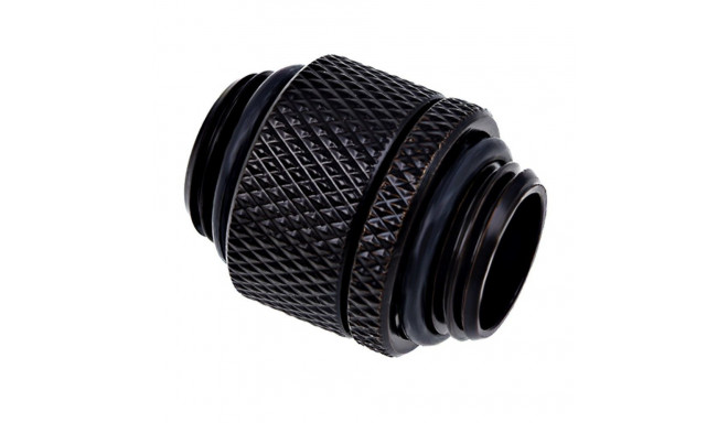 Alphacool Eiszapfen double nipple 1/4", black - 17244