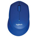 Logitech mouse M330 Silent Plus, blue
