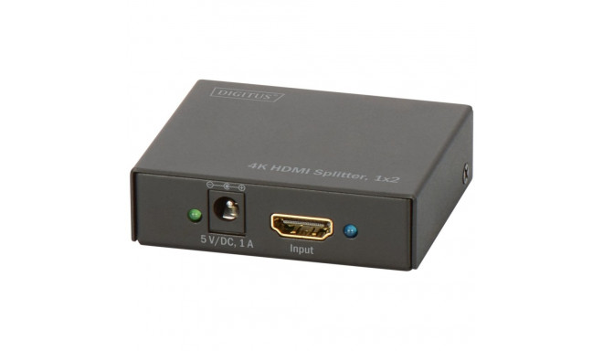 HDMI Splitter 4K UHD 1x HDMI > 2x HDMI (schwarz)