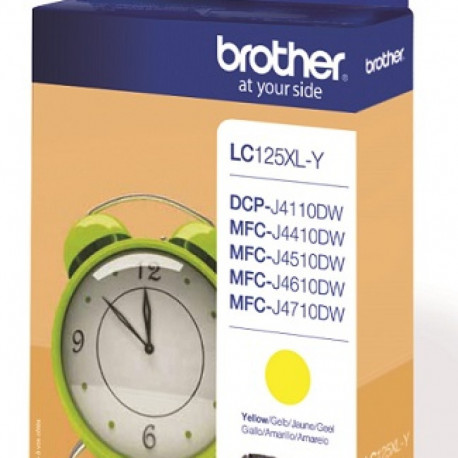 BROTHER LC125XLY TONER HIGH YELLOW 1200P