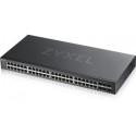 ZYXEL GS1920-48V2, 50 PORT SMART MANAGED SWITCH 48X GIGABIT COPPER AND 4X GIGABIT DUAL PERS., HYBRID