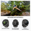 Garmin Instinct 3 AMOLED 45mm, must/sinine
