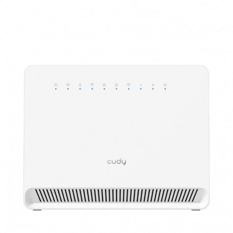 Cudy LT500E juhtmevaba ruuter Fast Ethernet kahe sagedusalaga (2.4 GHz / 5 GHz) 4G valge
