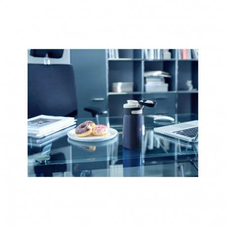 Leifheit 03247 travel mug 350 ml Black, Blue Stainless steel