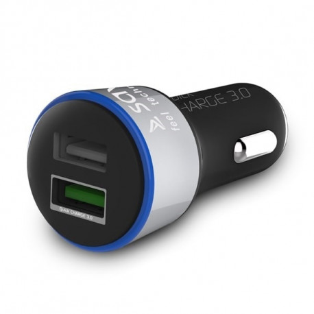 Savio Car Quick Charge laadija Savio SA-06/B 3.0A, 2xUSB