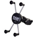 RAM Mounts X-Grip suur telefonihoidik mootorratta kahvli kinnituspesaga