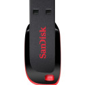 SanDisk Cruzer Blade USB mälupulk 128 GB USB Type-A 2.0 must, punane
