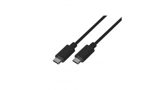 Lanberg CA-CMCM-10CU-0010-BK USB 2.0 1m USB-C M/M must kaabel