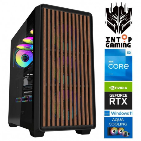INTOP AQUA i5-14400F 32GB DDR5 1TB SSD M.2 NVME RTX5060Ti 8GB WIN11Pro