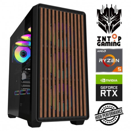 INTOP Ryzen 5 7500F 16GB DDR5 1TB SSD M.2 NVME RTX5050 8GB no-OS