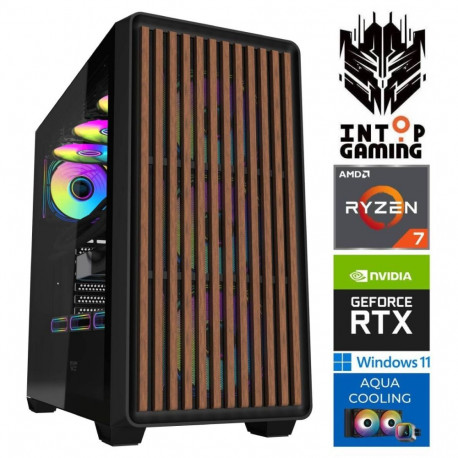 INTOP AQUA Ryzen 7 7700X 64GB DDR5 1TB SSD M.2 NVME+2TB RTX5070Ti 16GB
 WIN11