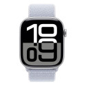 Apple Watch Series 10 GPS + Cellular 46mm Silver Aluminium Case with Blue Cloud Sport Loop Apple Watch Series 10 GPS + Cellular 46mm Silver Aluminium Case with Blue Cloud Sport Loop