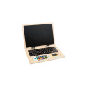 Small foot Wooden Laptop with Magnet Board
