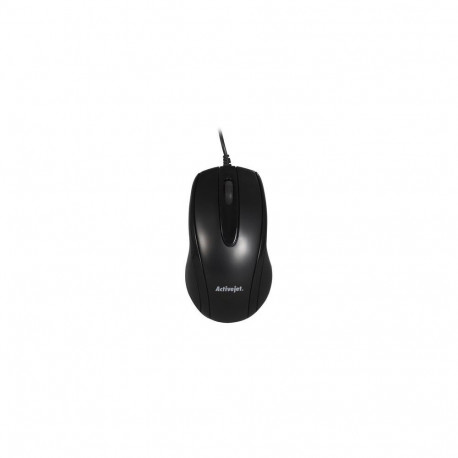 Activejet AMY-083 Wired computer mouse (optical; 1000 DPI; black)