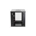 Intellinet 10&quot; Network Cabinet - Wall Mount (Standard), 6U, 300mm Deep, Black, Assembled, M