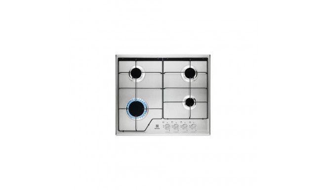 Electrolux KGS6424SX Stainless steel Built-in 56 cm Gas 4 zone(s)