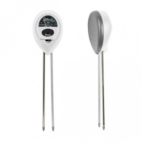WHITE LINE 3 function garden meter - OVAL