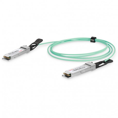 "DIGITUS Kabel QSFP28to QSFP28 100G 10.0m türkis"