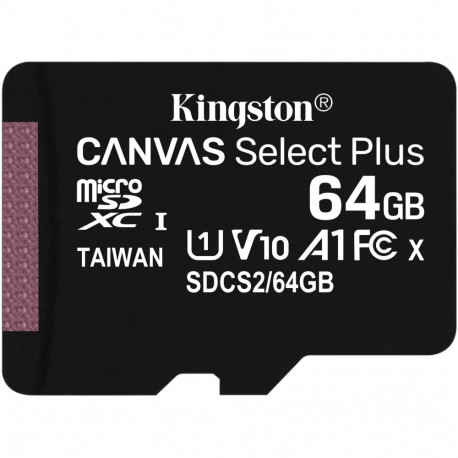 "CARD 64GB Kingston Canvas Select Plus MicroXC 100MB/s"