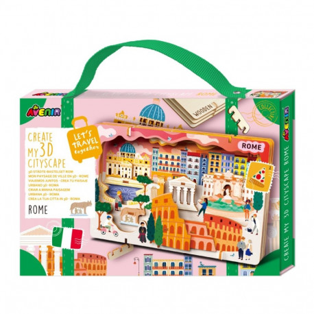 Puzzle Create an urban landscape 3D - Roma