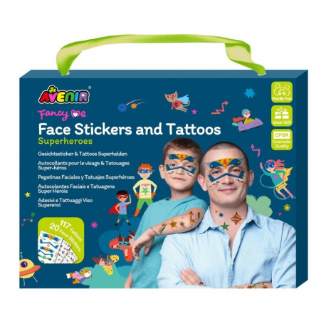 Kehakleebised ja tätoveeringud - superkangelased