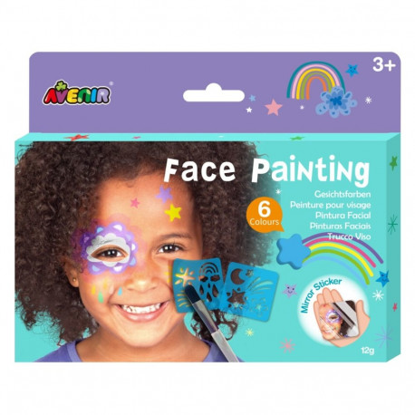Face painting - Rainbow 6 colors