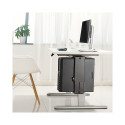 Rotating desktop computer holder
