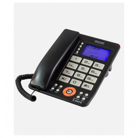 The Mescomp MT-816 Laura is a corded landline telephone designed for home or office