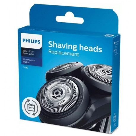 The Philips Norelco SH50/50 replacement heads are designed for the Shaver S