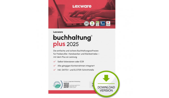 Lexware Buchhaltung Plus 2025 – 1 seade, 1 aasta – ESD-allalaadimine
