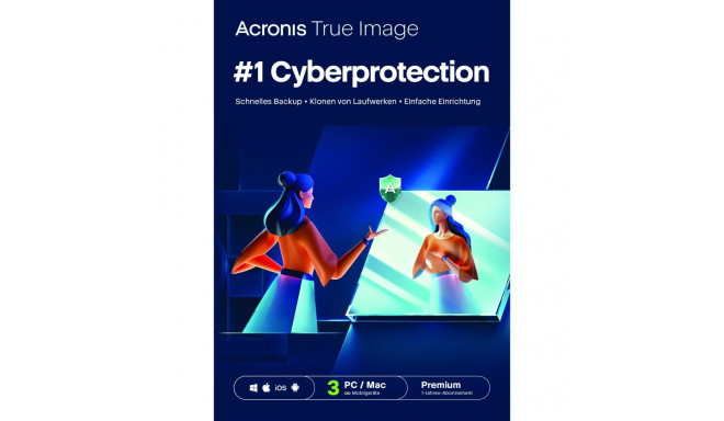 Acronis True Image Premium – 3 arvutit + 1 TB Acronis pilvesalvestus – 1 aasta tellimus – ESD allala