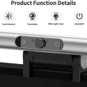 4smarts 2in1 LightBar Pro + Webcam silver