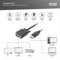 DIGITUS Displayport kaabel DPort -> DVI(24+1) St/St 8K 2.00m