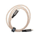 Fixed USB-C/USB-C and PD support, 1.2 m, 60 W, Rainbow