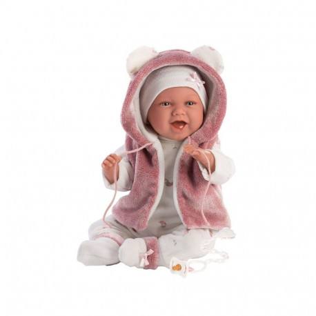 TOY DOLL BABY LLORENS MIMI FUXIA 42CM