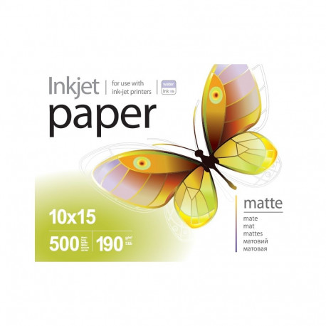 ColorWay PrintPro fotopaber, 500 lehte | 190 g/m² | 10x15 | matt