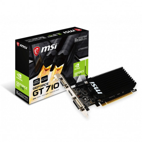 MSI | GT 710 2GD3H LP | NVIDIA | 2 GB | GeForce GT 710 | DDR3 | DVI-D ports quantity 1 | HDMI ports 