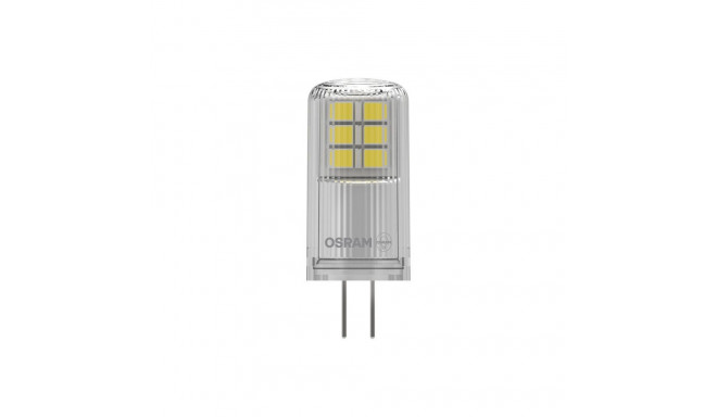 Osram LED PIN 12V läbipaistev 28 mittehämardatav G4 2.2 W soe valge