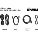 68,6cm/27" (1920x1080) Iiyama ProLite XUB2792HSU-B6 16:9 FHD IPS 100Hz 0,4ms HDMI DP pivot VESA kõla