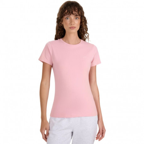 Koszulka damska 4F F2255 jasny róż 4FWMM00TTSHF2255 56S L