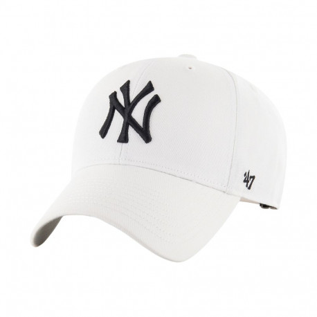 Czapka z daszkiem dla dzieci '47 New York Yankees Raised Basic biała B-RAC17CTP-WH-KIDS