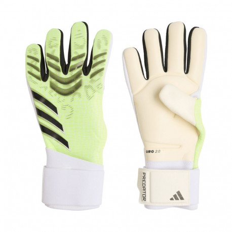 Rękawice bramkarskie adidas Predator Competition limonkowe JN5371 9,5