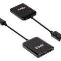 CLUB 3D DP 1.4 kuni 2 Displayport 1.4 toetab kuni 2x4K60HZ - USB-toitega