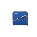 Double hexagon L-pipe double socket wrenches set 8 pcs - 8/10/11/13/14/17/19/22mm with pouch Irimo